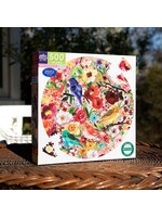 Eeboo Birds and Blossoms 500 Pc Puzzle