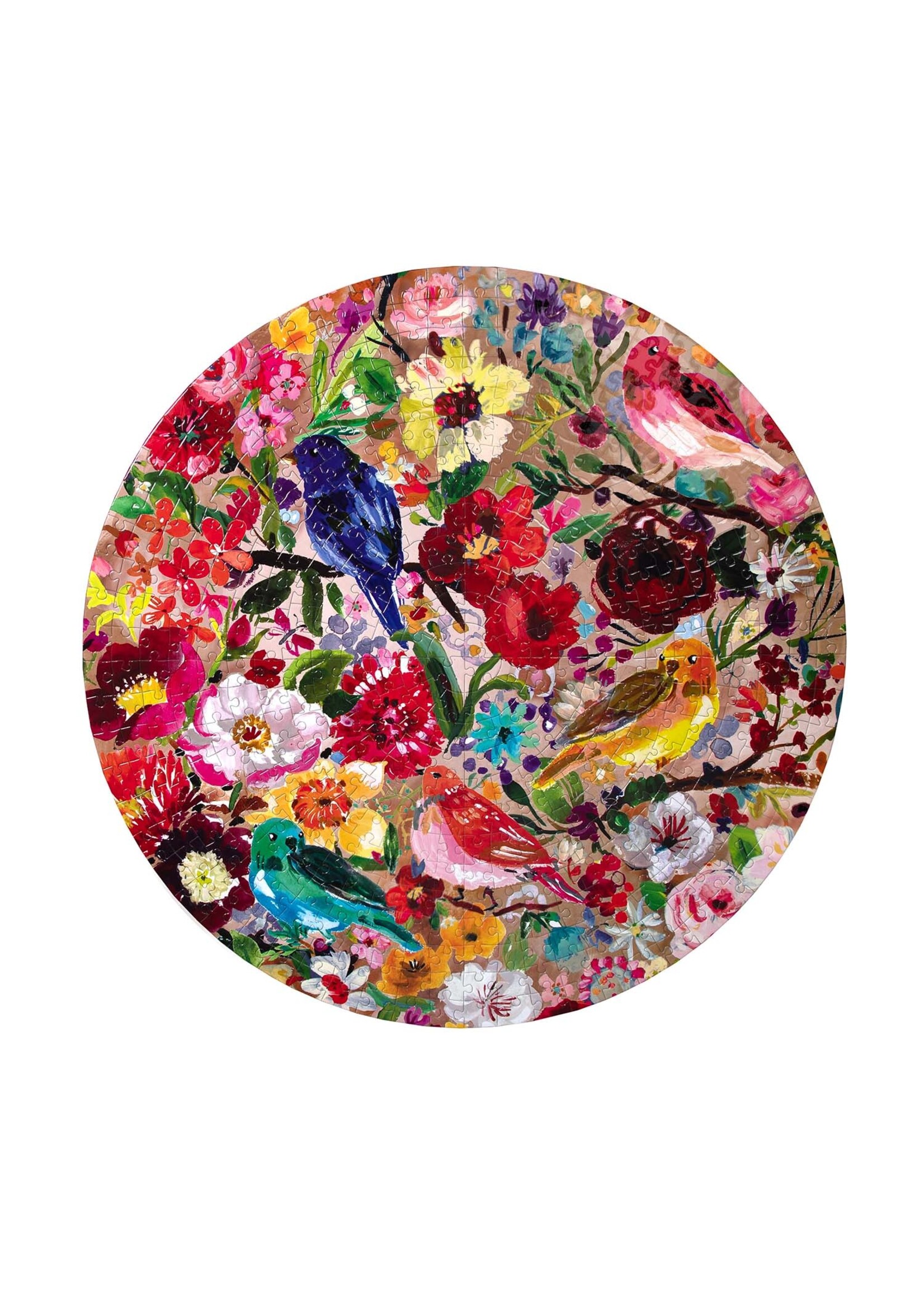 Eeboo Birds and Blossoms 500 Pc Puzzle