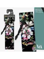 ifUSA Black Floral Bookmark