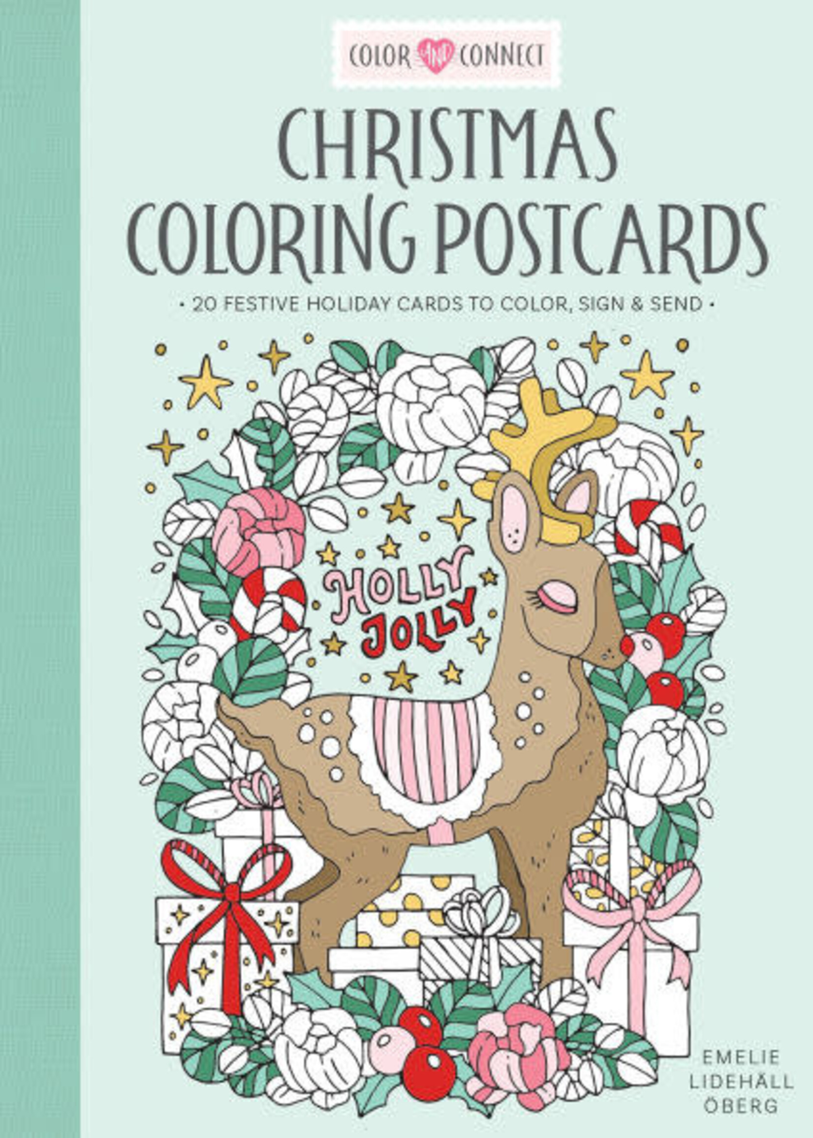 schiffer publishing Christmas Coloring Postcards