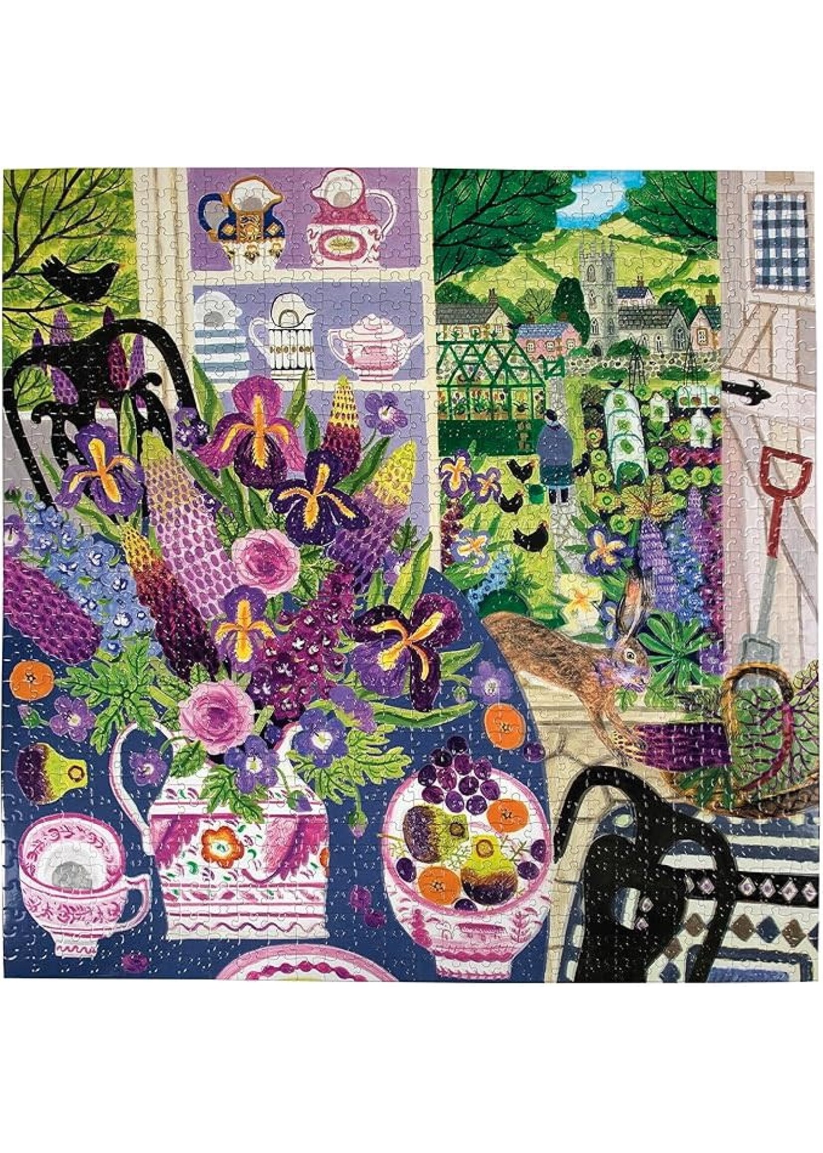 Eeboo Lavender Kitchen 1000 Piece Puzzle