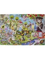 Eeboo Love of Bees 100 Pc Puzzle