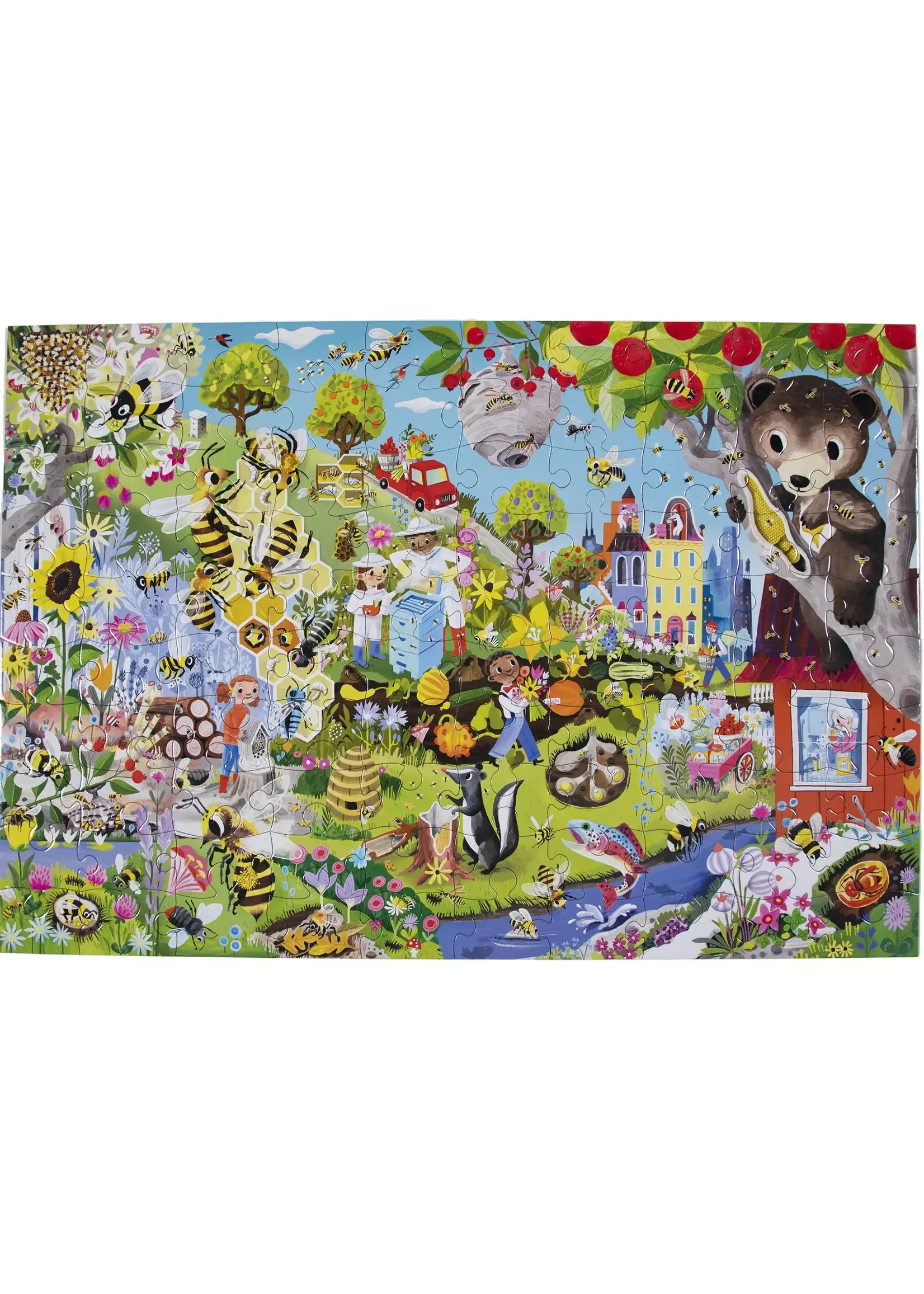 Eeboo Love of Bees 100 Pc Puzzle