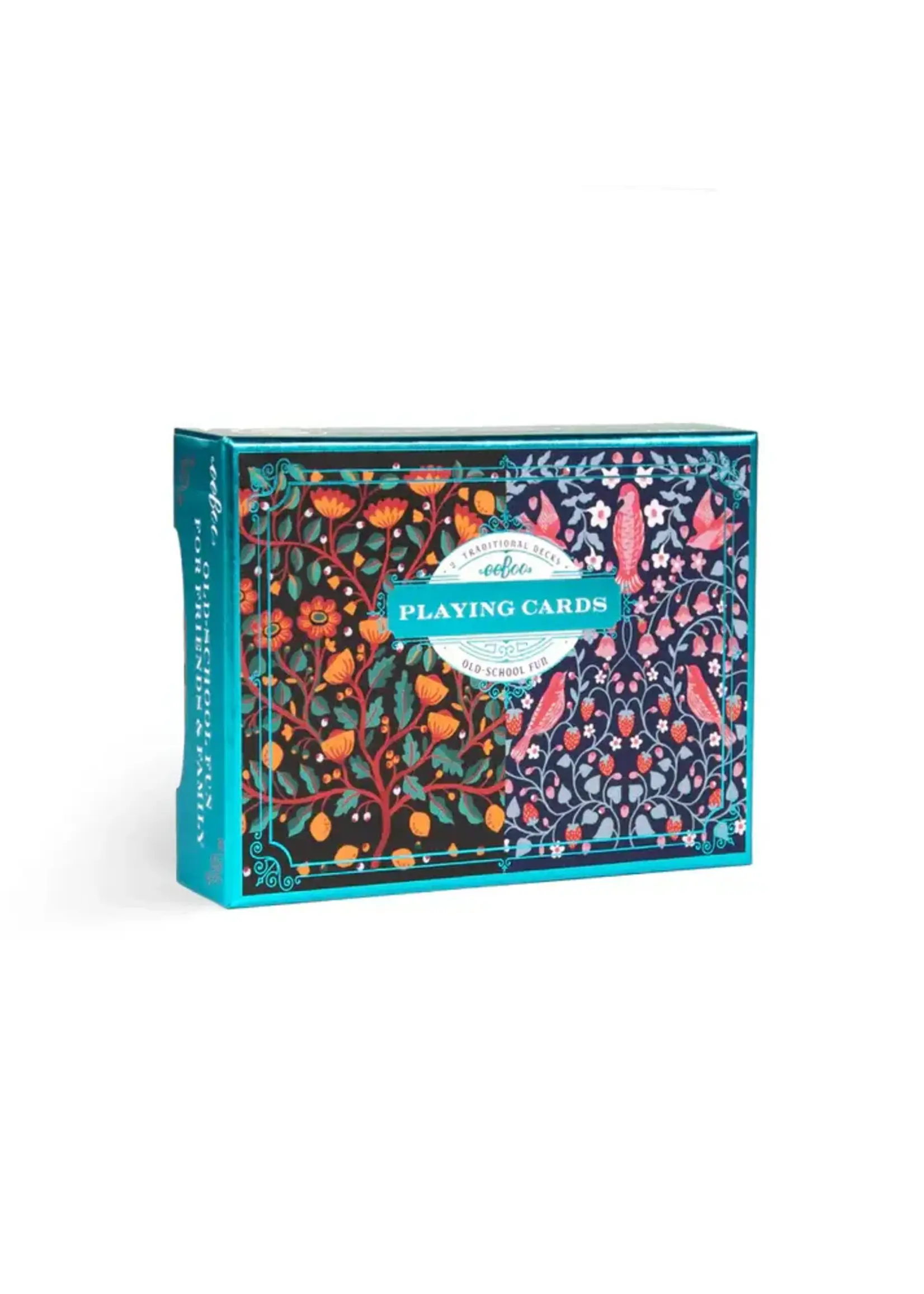 Eeboo Playing Cards: Birds & Flowers
