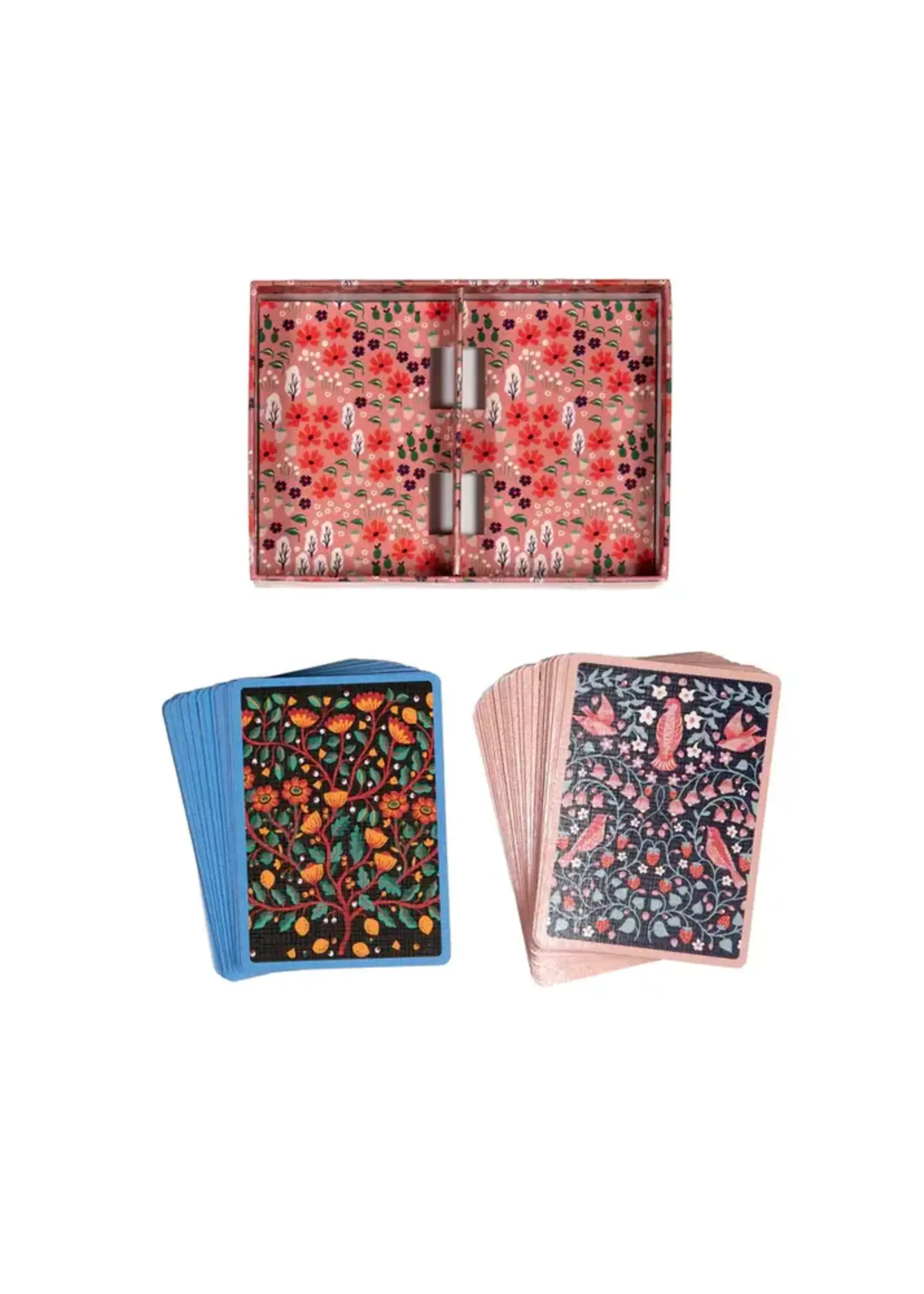 Eeboo Playing Cards: Birds & Flowers