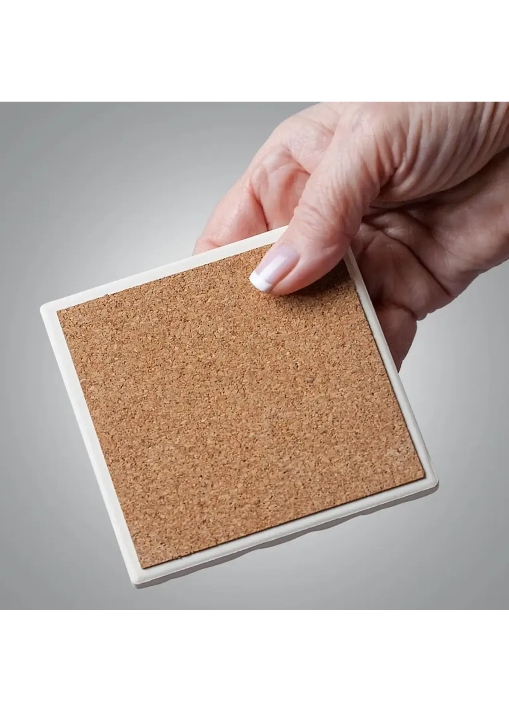 Highland Home American Guiding Star Barn Quilt Coaster