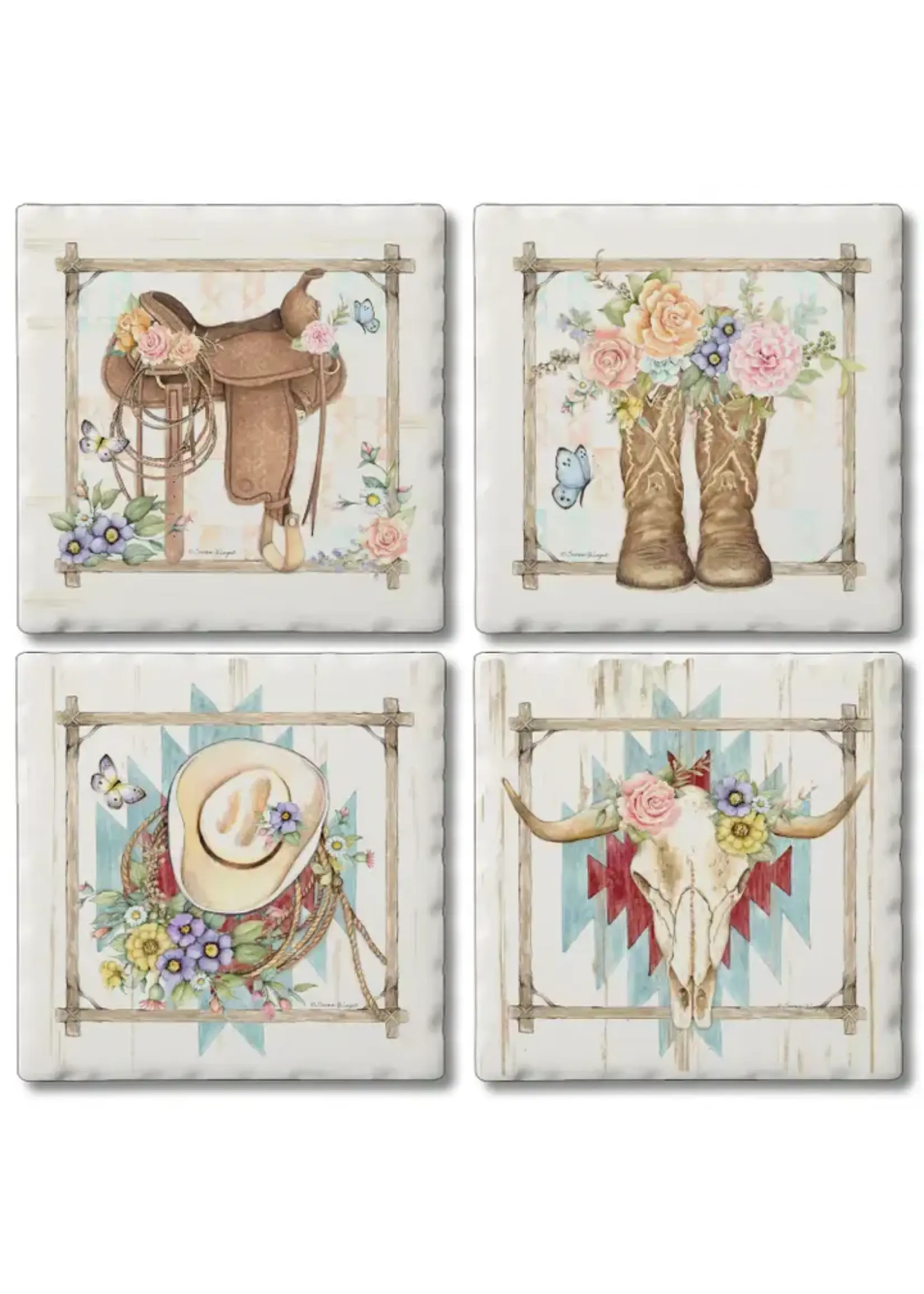 Highland Home Rosewood Ranch- Coaster set