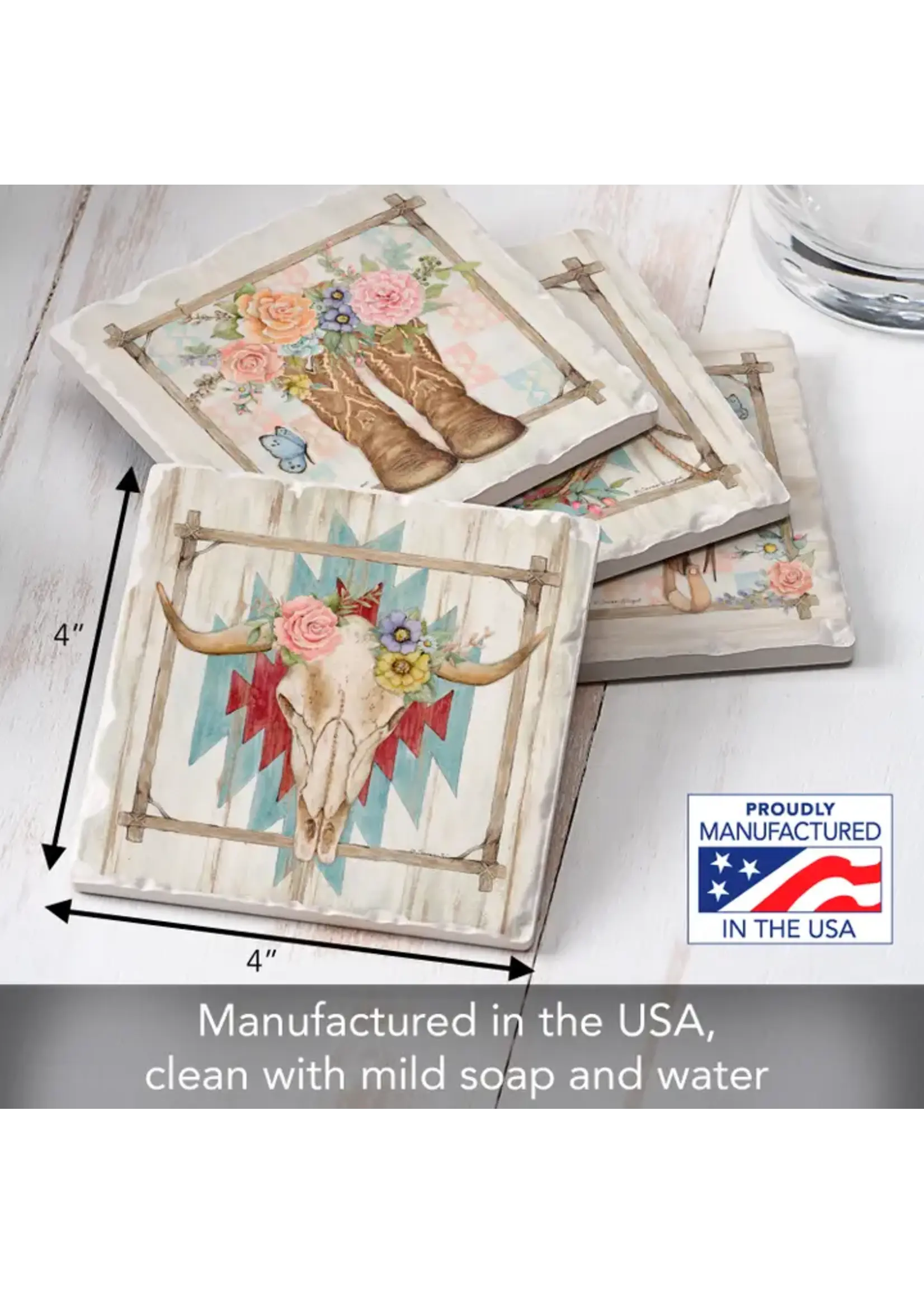 Highland Home Rosewood Ranch- Coaster set