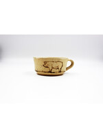 Dakota Stoneware Pottery Dakota Stoneware Bowl w/Handle Pig