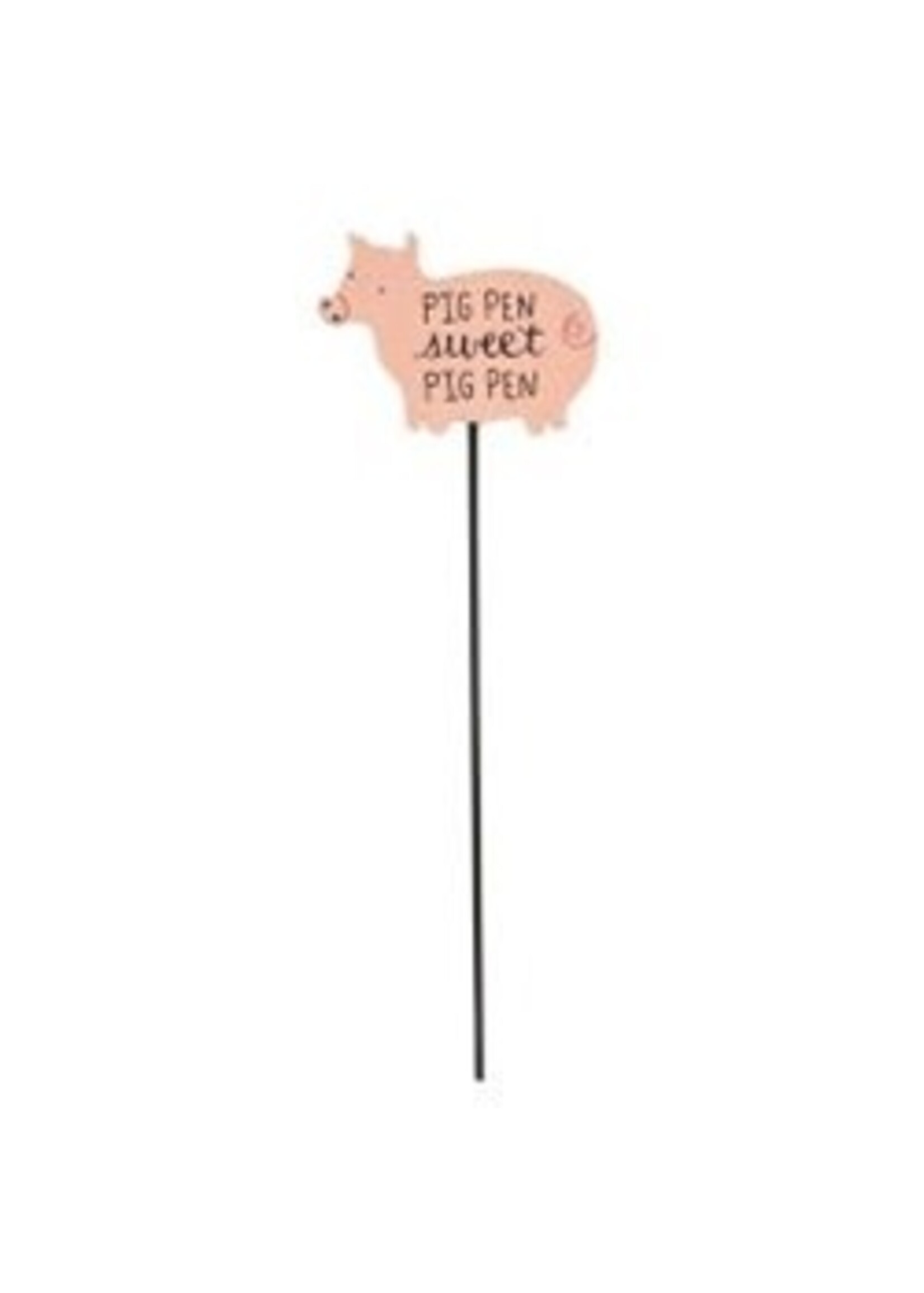 CWI Gifts Pig Pen Farm Animal Plant Poke