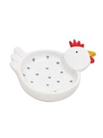CWI Gifts Resin Polka Dot Chicken Trinket Dish