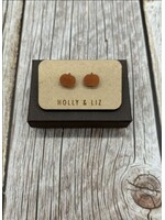 Holly & Liz Pumpkin Stud Earring