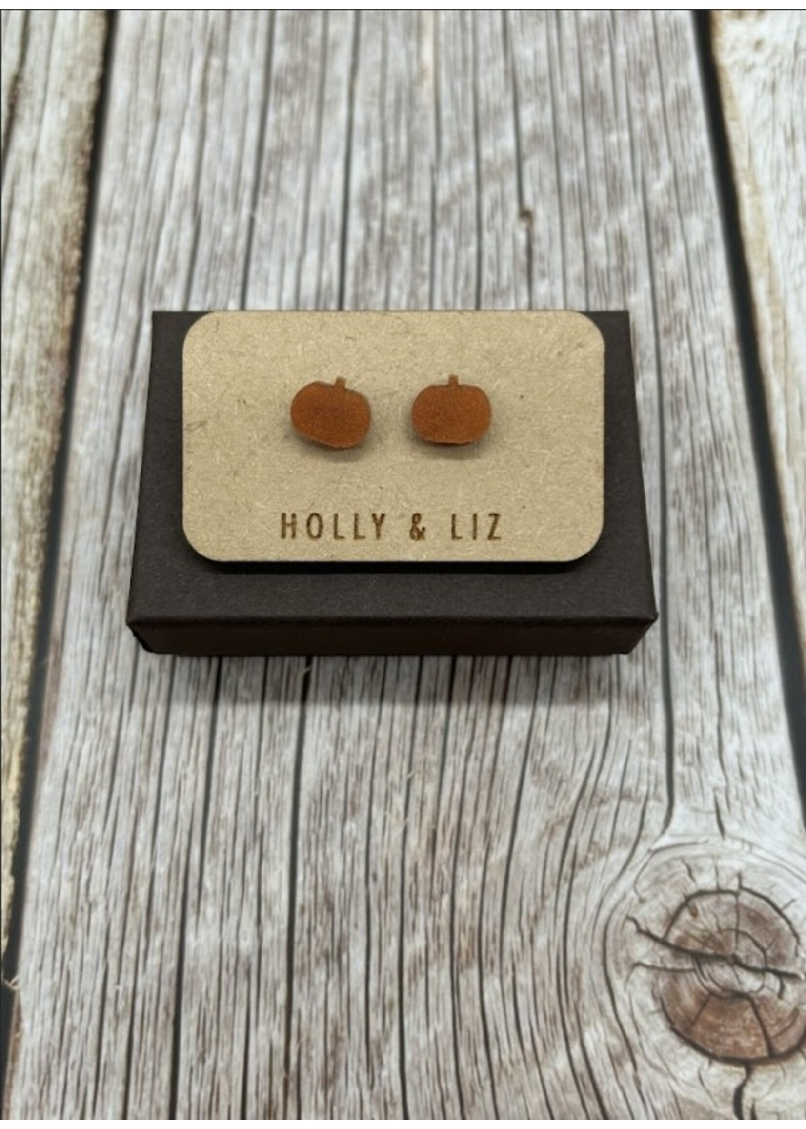 Holly & Liz Pumpkin Stud Earring