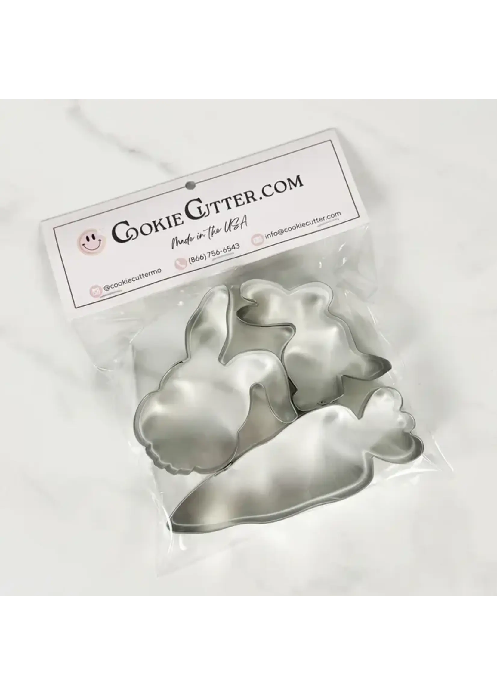 CookieCutter.com Easter Cookie Cutter 3 Piece Set
