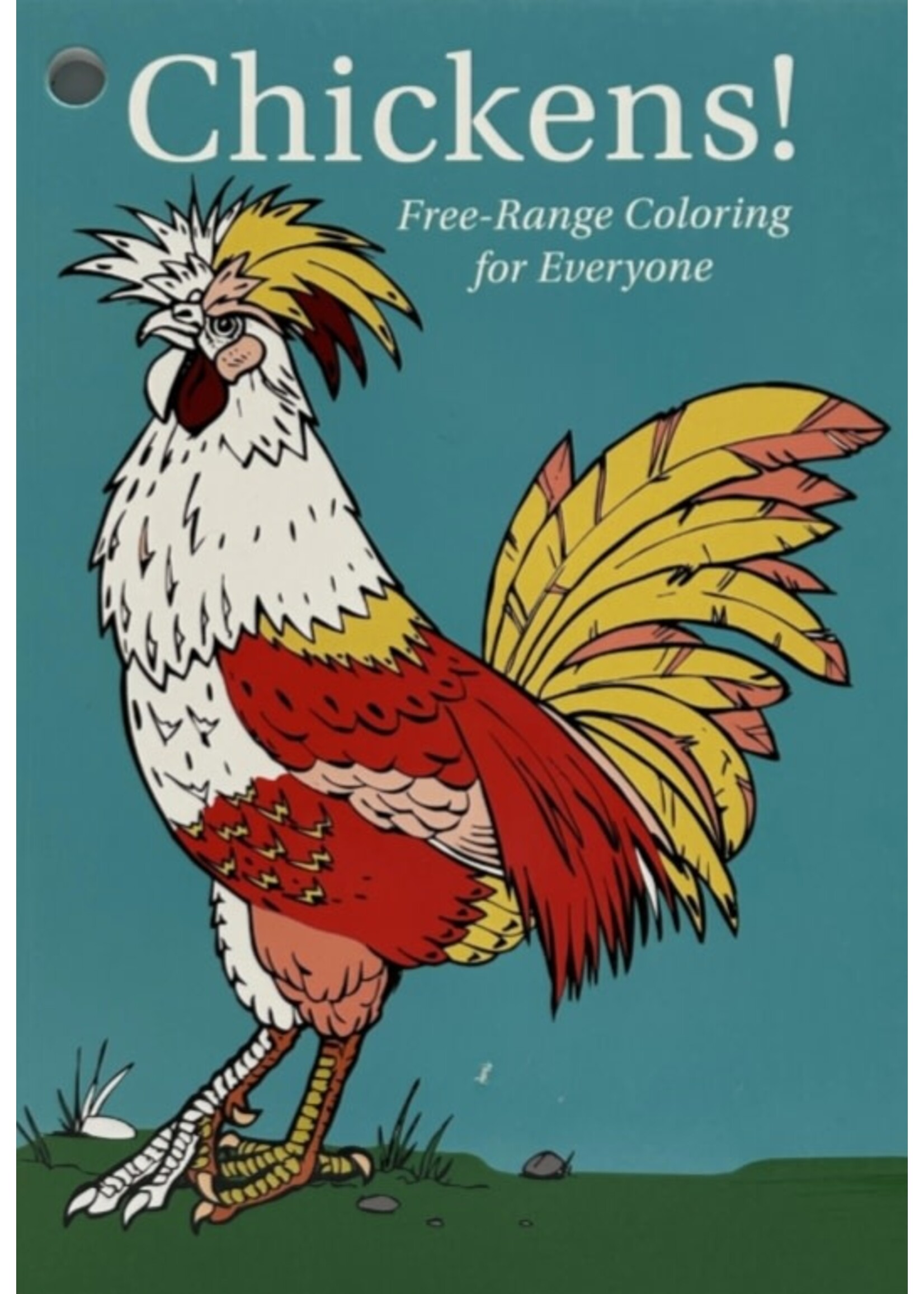 Simon and Schuster Chickens: Free-Range Coloring for Everyone