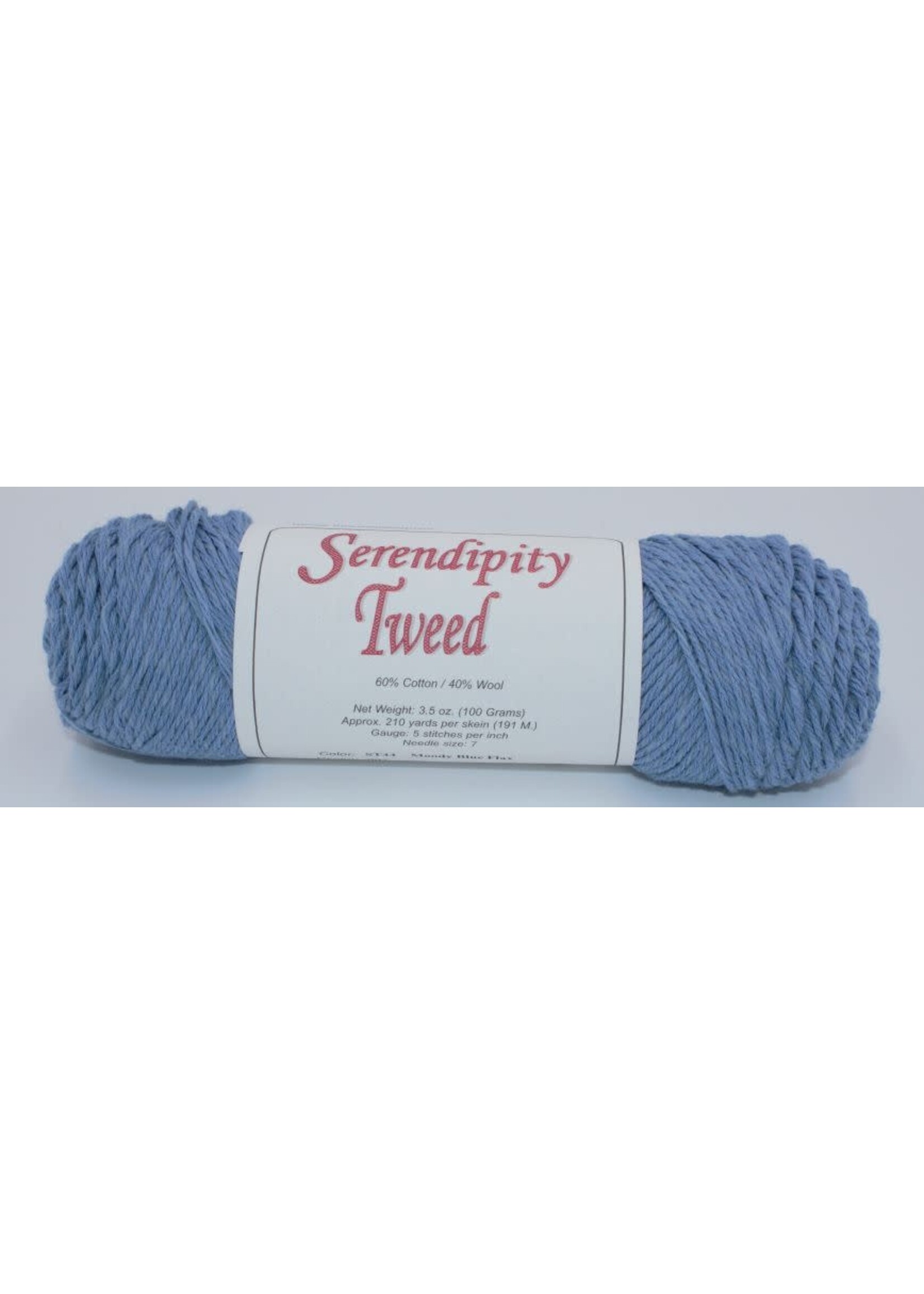 Brown Sheep Company Brown Sheep Serendipity Tweed Moody Blue Flax