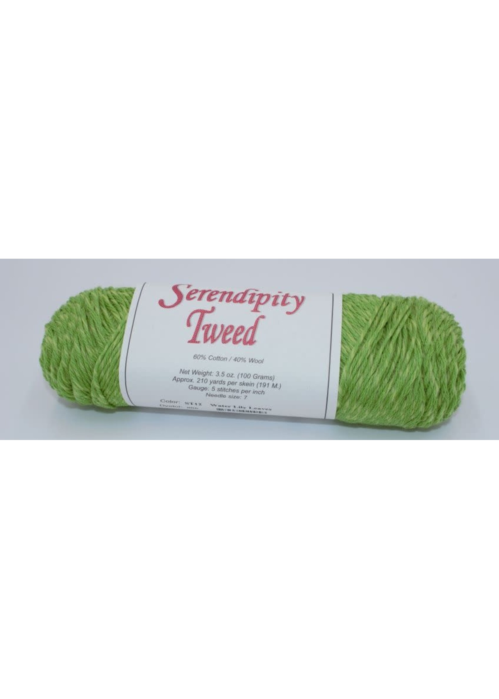 Brown Sheep Company Brown Sheep Serendipity Tweed Water Lily Leaves