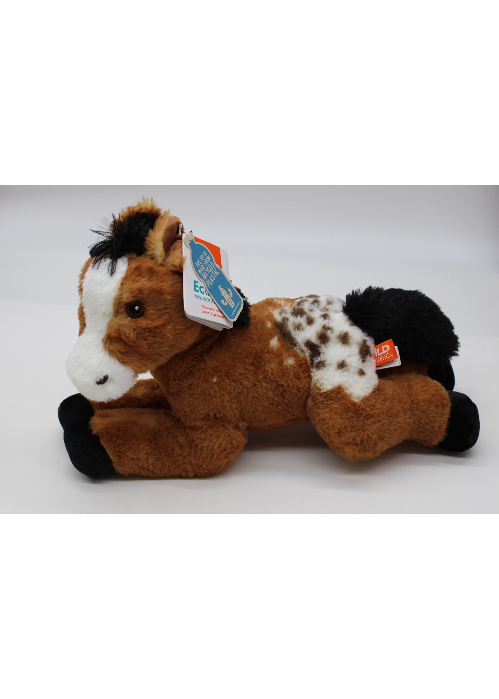 Wild Republic Ecokins Appaloosa Horse Stuffed Animal 12"