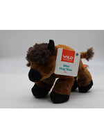 Wild Republic Hug' Ems Mini Bison Stuffed Animal 7"