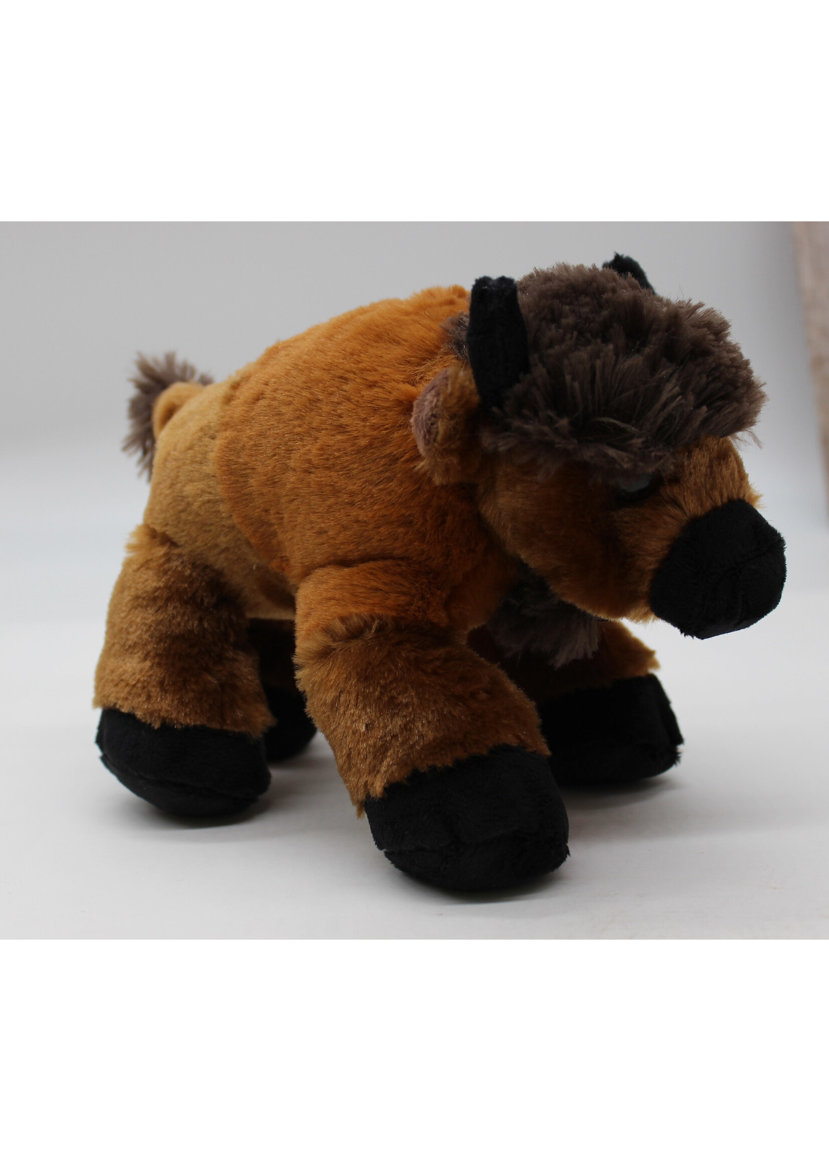 Wild Republic Hug' Ems Mini Bison Stuffed Animal 7"