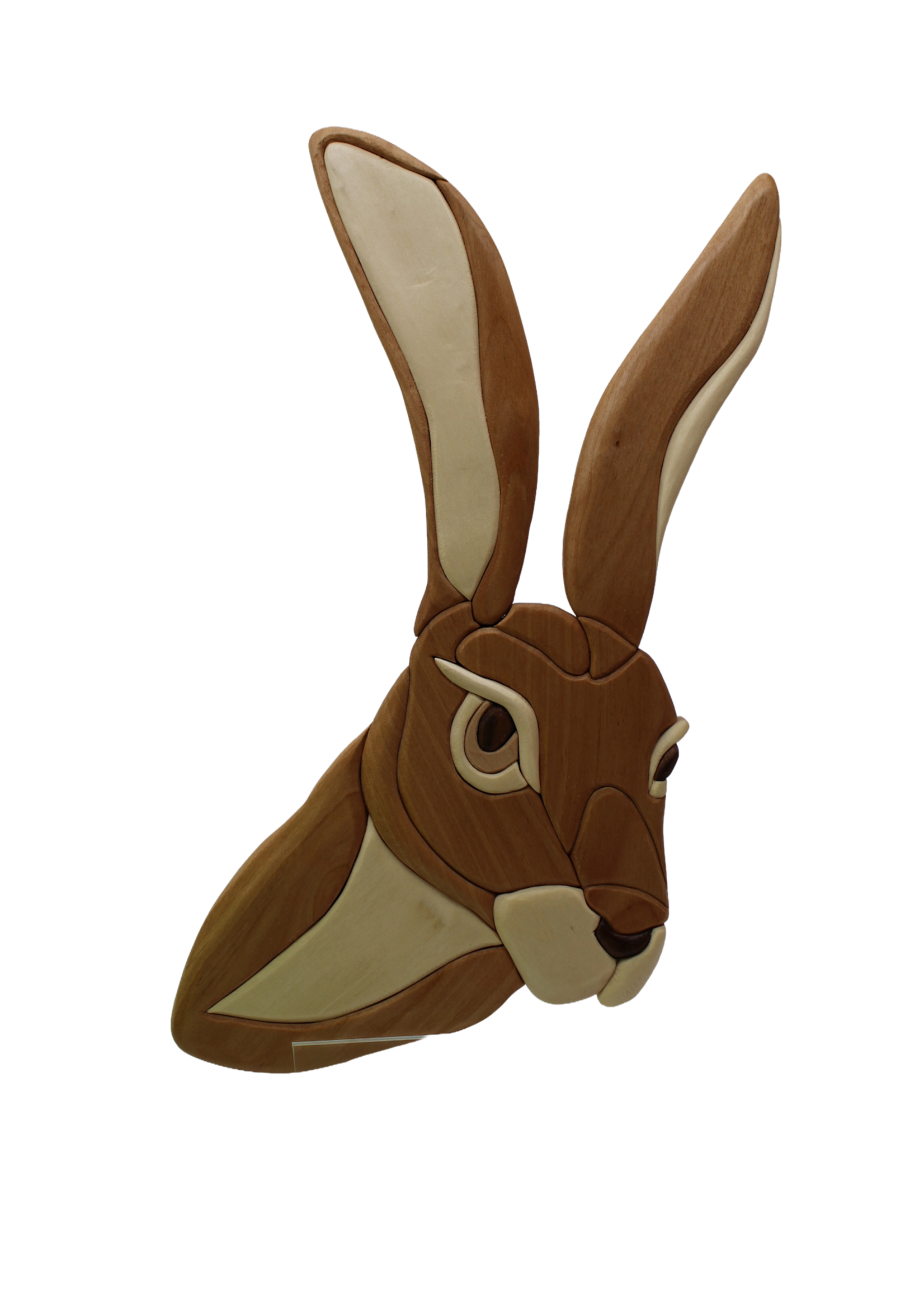 MosaicWood Creatives Jack Rabbit Wood Wall Hanging