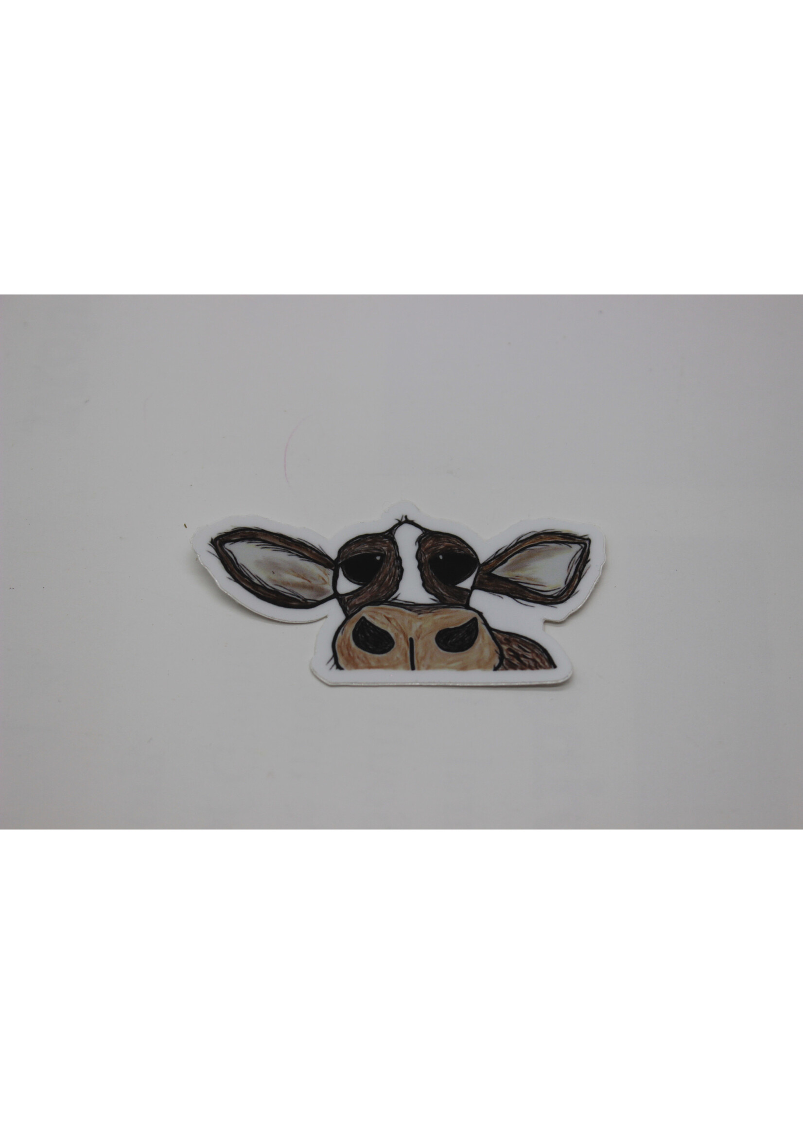 Kevin & Kaia Brown Cow Sticker