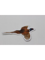 Kevin & Kaia Pheasant Flying-Sticker