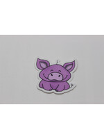 Kevin & Kaia Pink Piggy Sticker