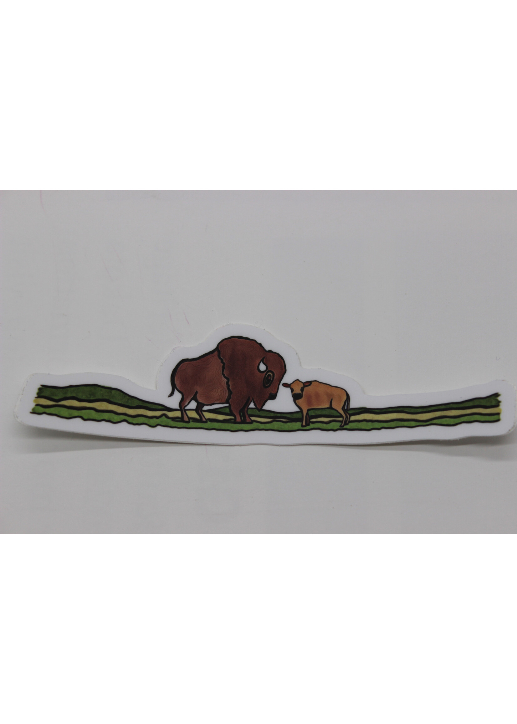 Kevin & Kaia Bison & Baby Sticker