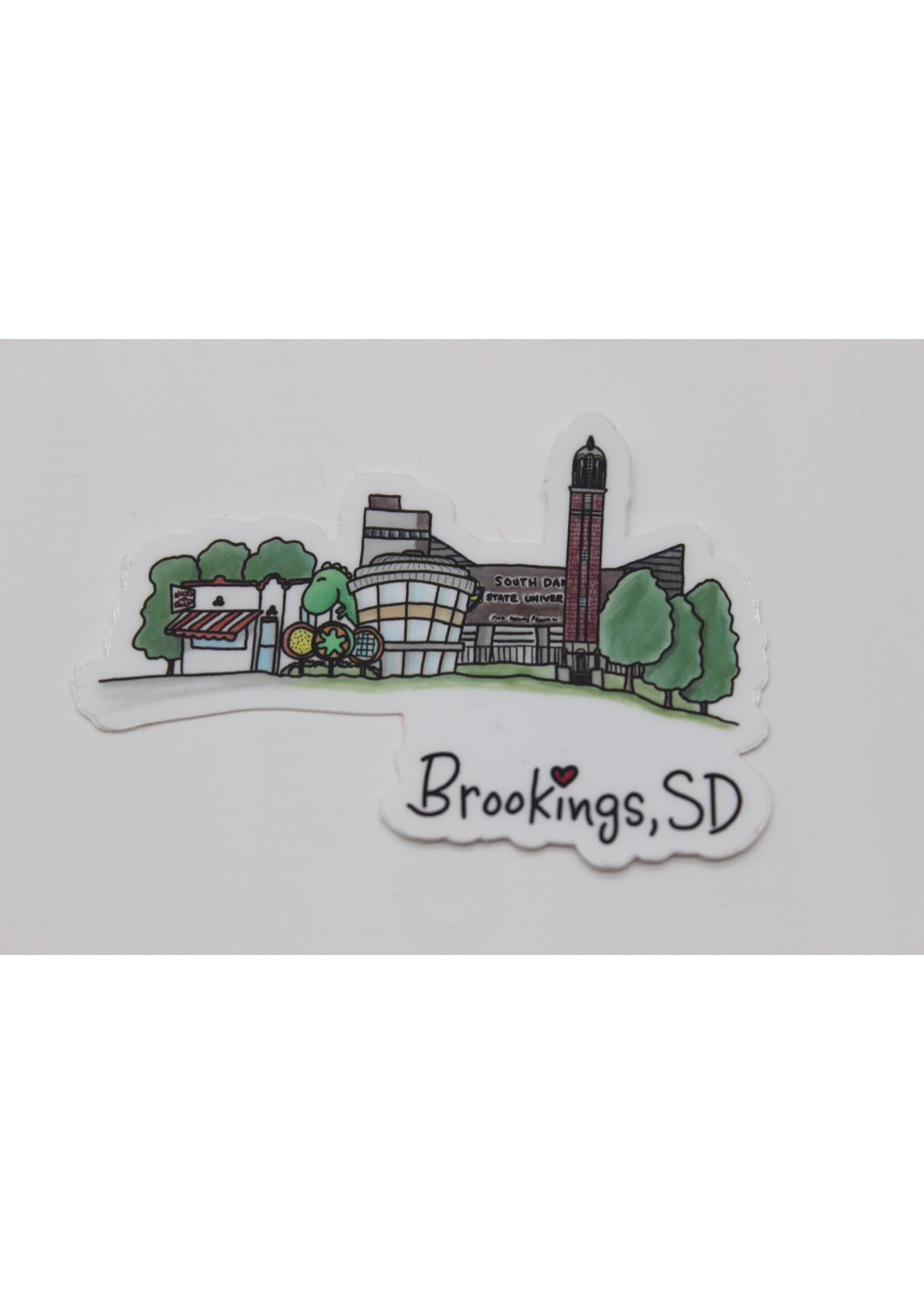 Kevin & Kaia Brookings SD Sticker