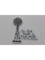 Kevin & Kaia So God Made a Farmer  Sticker