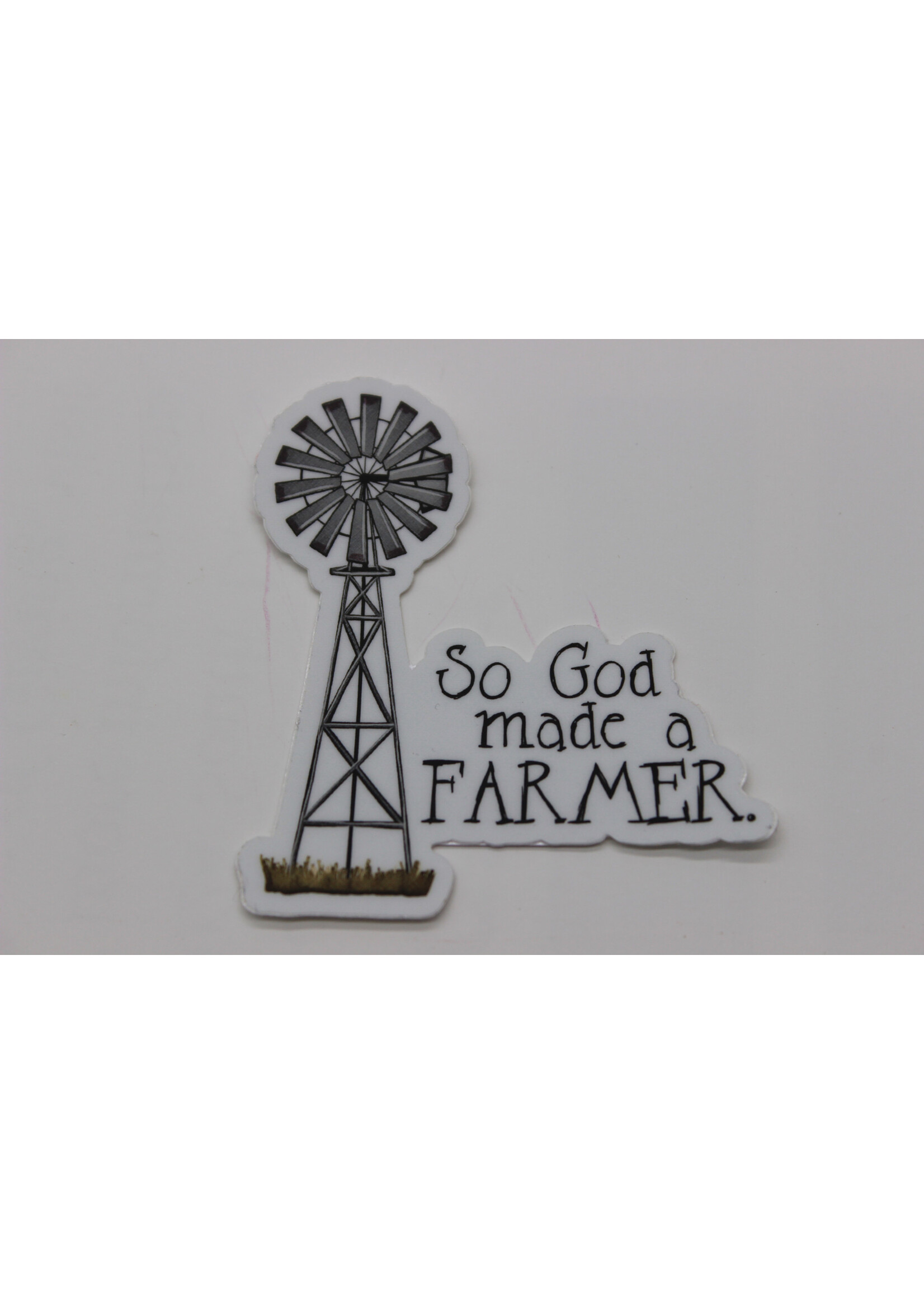 Kevin & Kaia So God Made a Farmer  Sticker