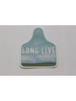 Cows and Crayons Long Live the Family Ranches - Sticker