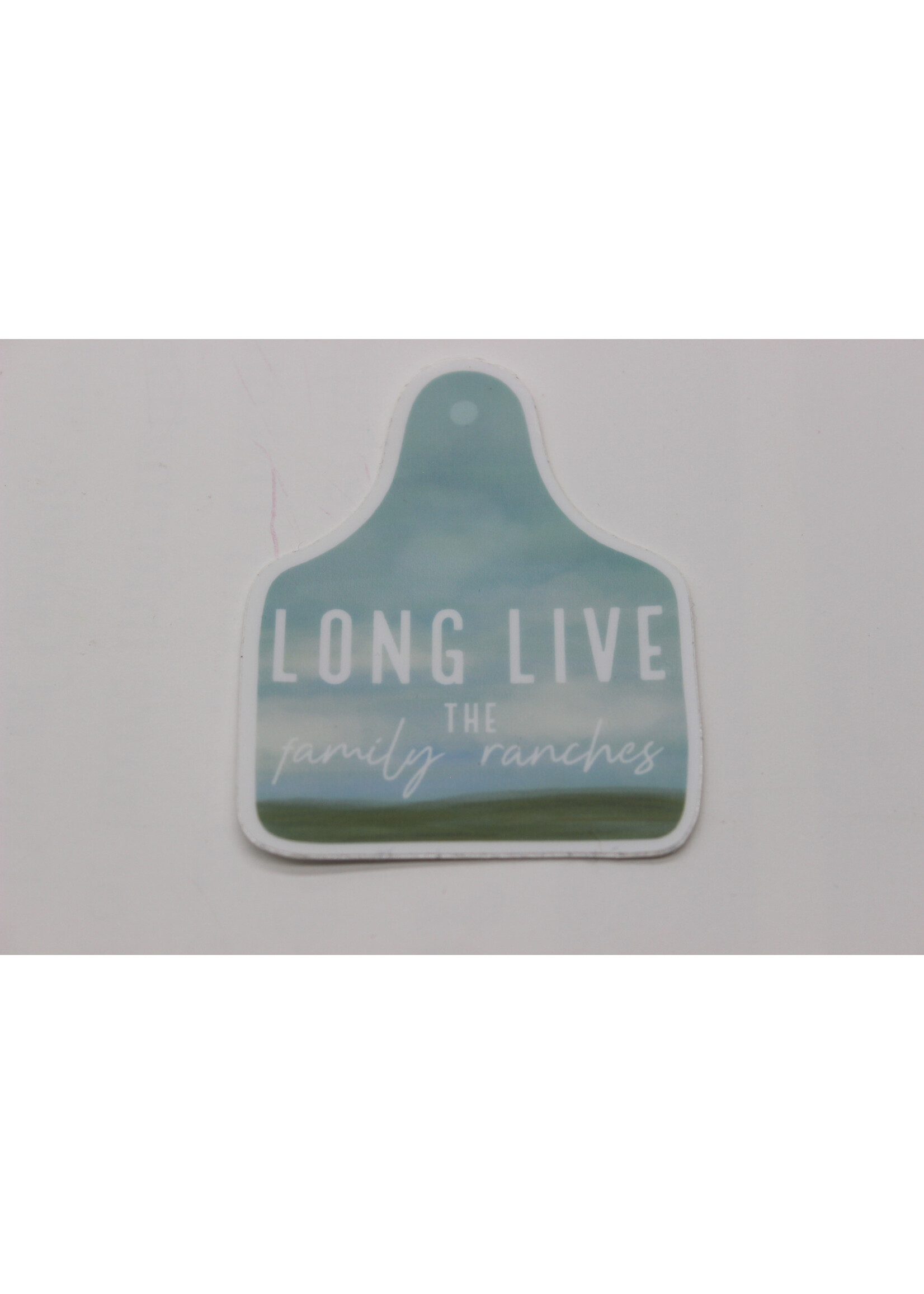 Cows and Crayons Long Live the Family Ranches - Sticker