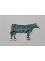 Cows and Crayons Support Agriculture Cow- Sticker
