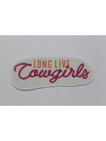 Cows and Crayons Bright Retro Pop Long Live Cowgirls- Stickers