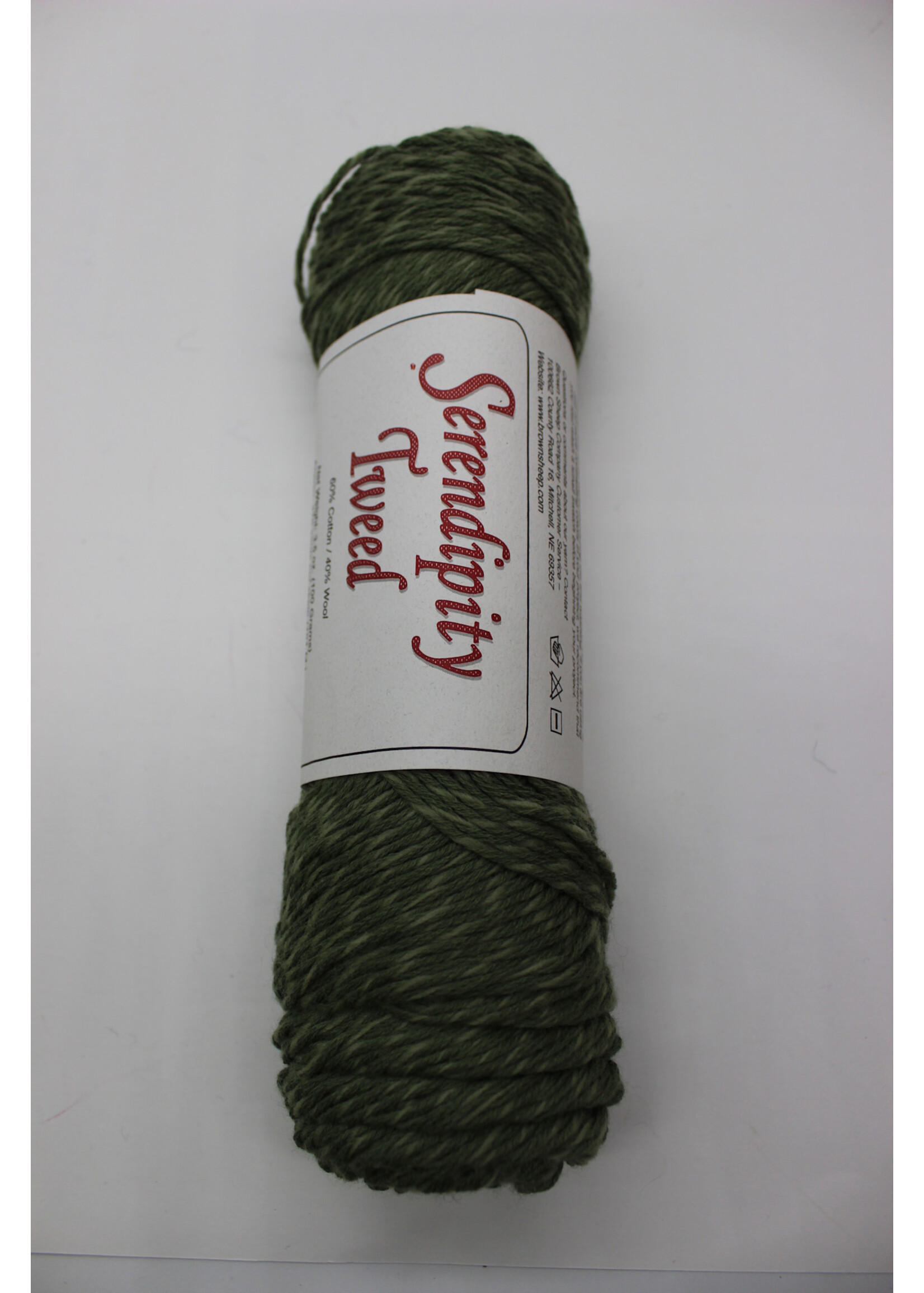 Brown Sheep Company Brown Sheep Serendipity Tweed Tuscan Olive