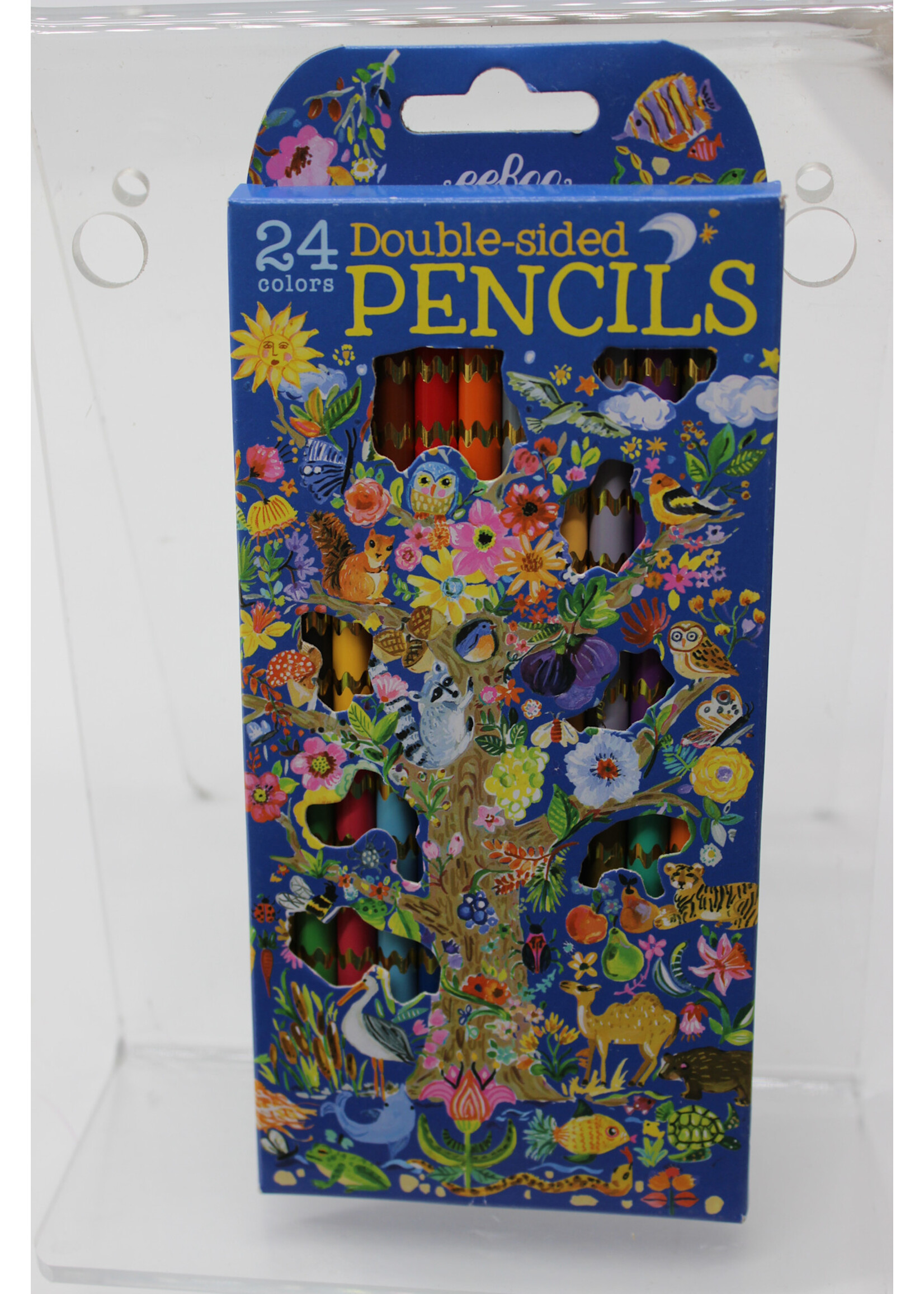 Eeboo Tree of Life Double Sided Color Pencils- 12 pack