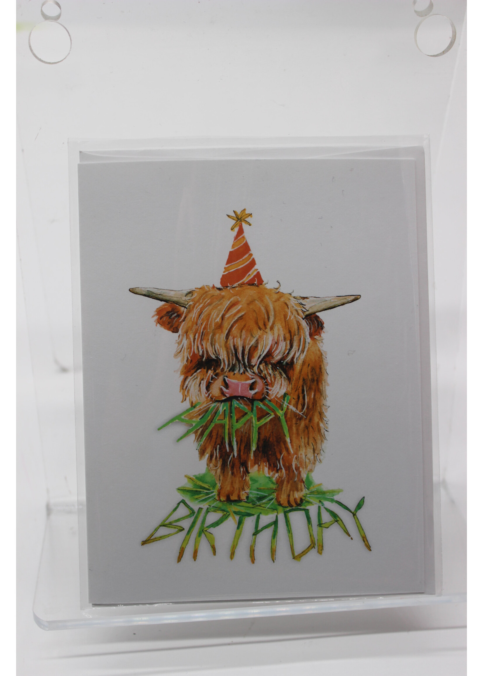 Herbivore Cow Birthday Card