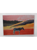 Connie Gisi Art Card - Custer State Park Burro