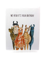 Llama Friends Birthday Card