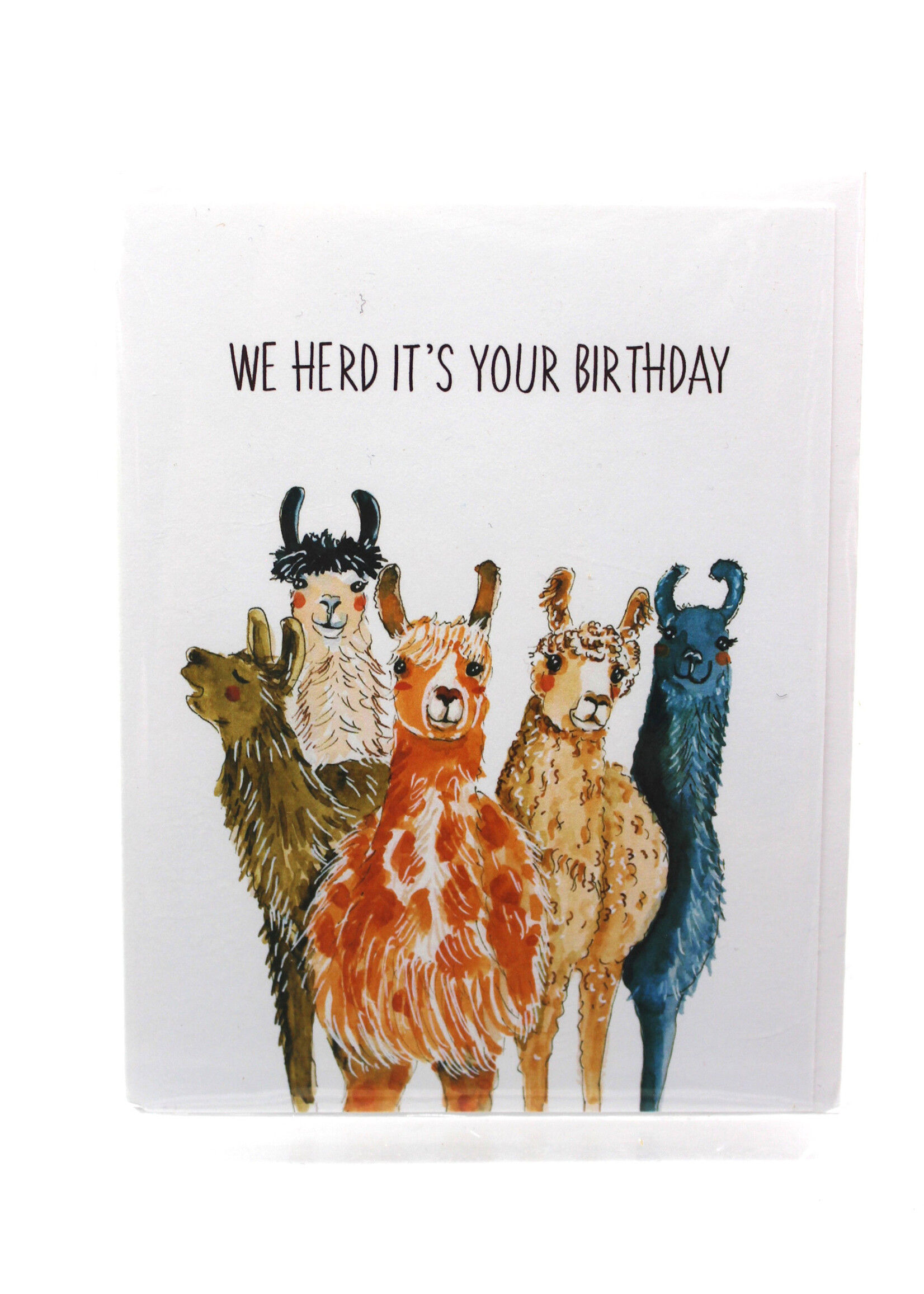 Llama Friends Birthday Card