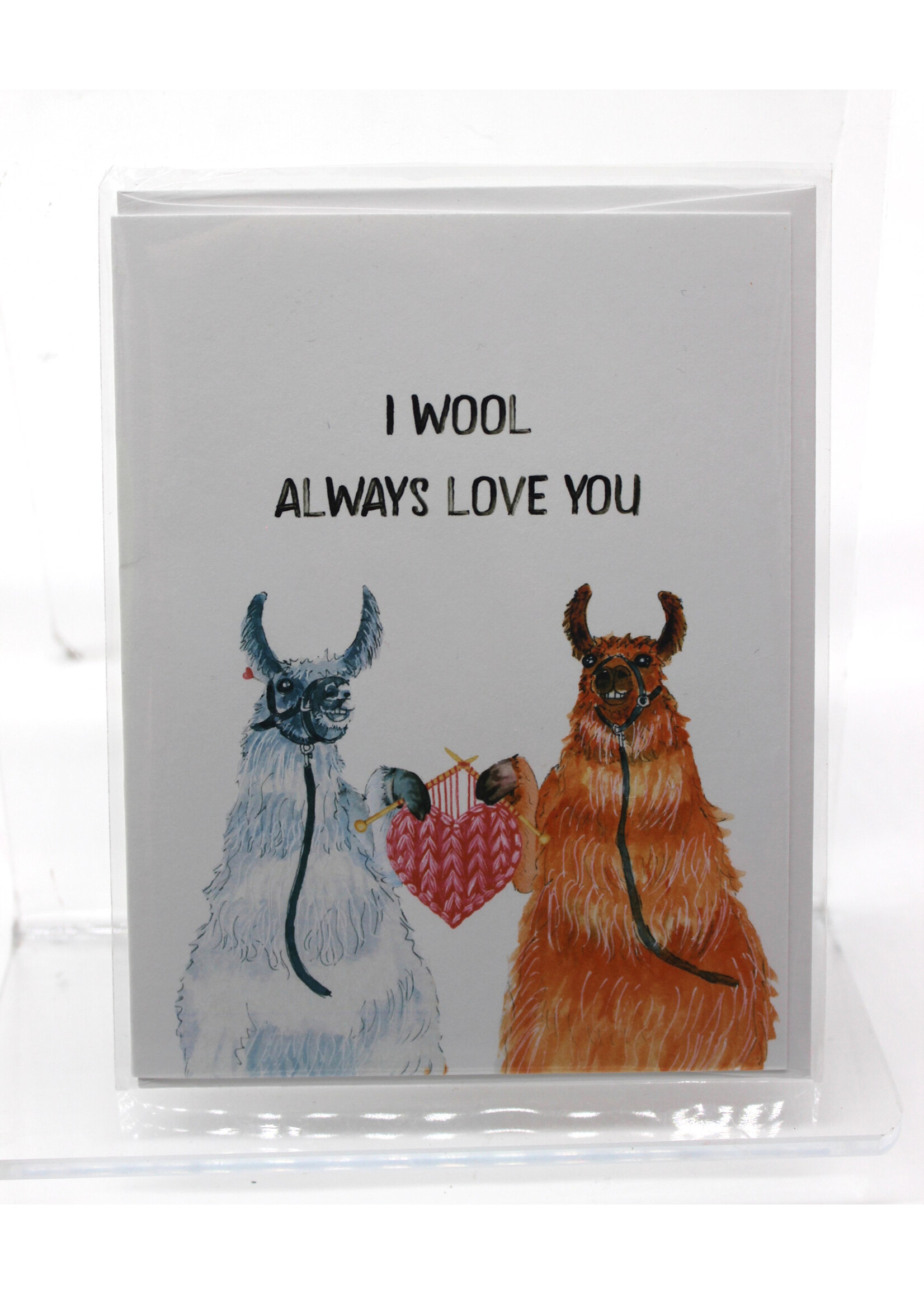 Llama Anniversary Card