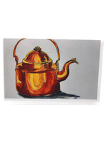 Connie Gisi Art Card - Copper Tea Kettle