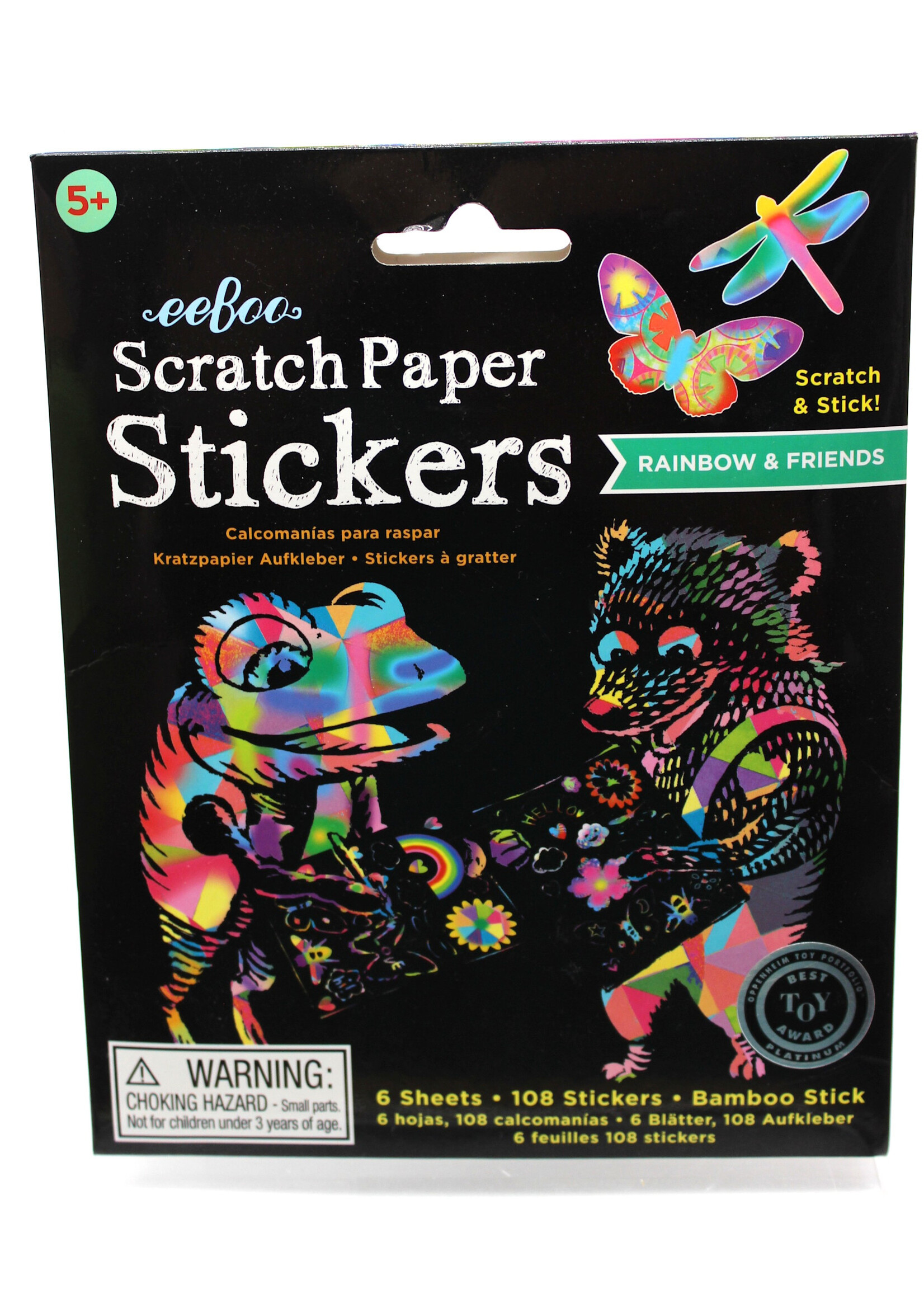 Eeboo Scratch Paper Stickers