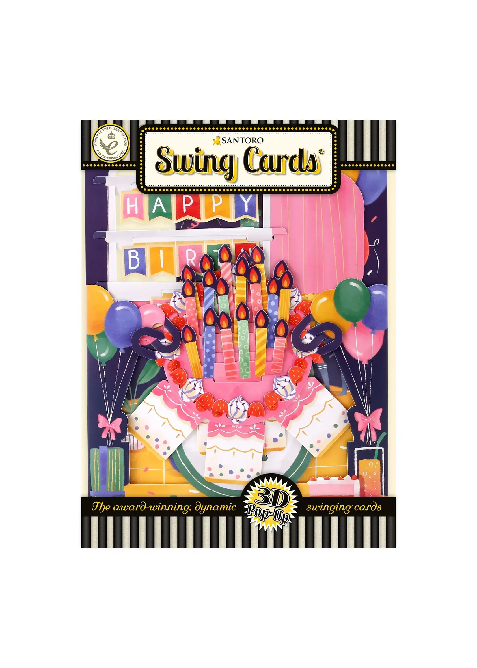 Swing Card-Happy Birthday