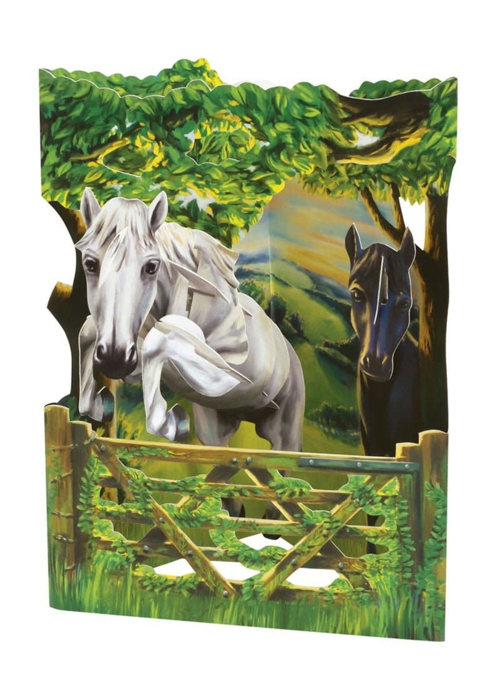 Swing Card -- Jumping Horse