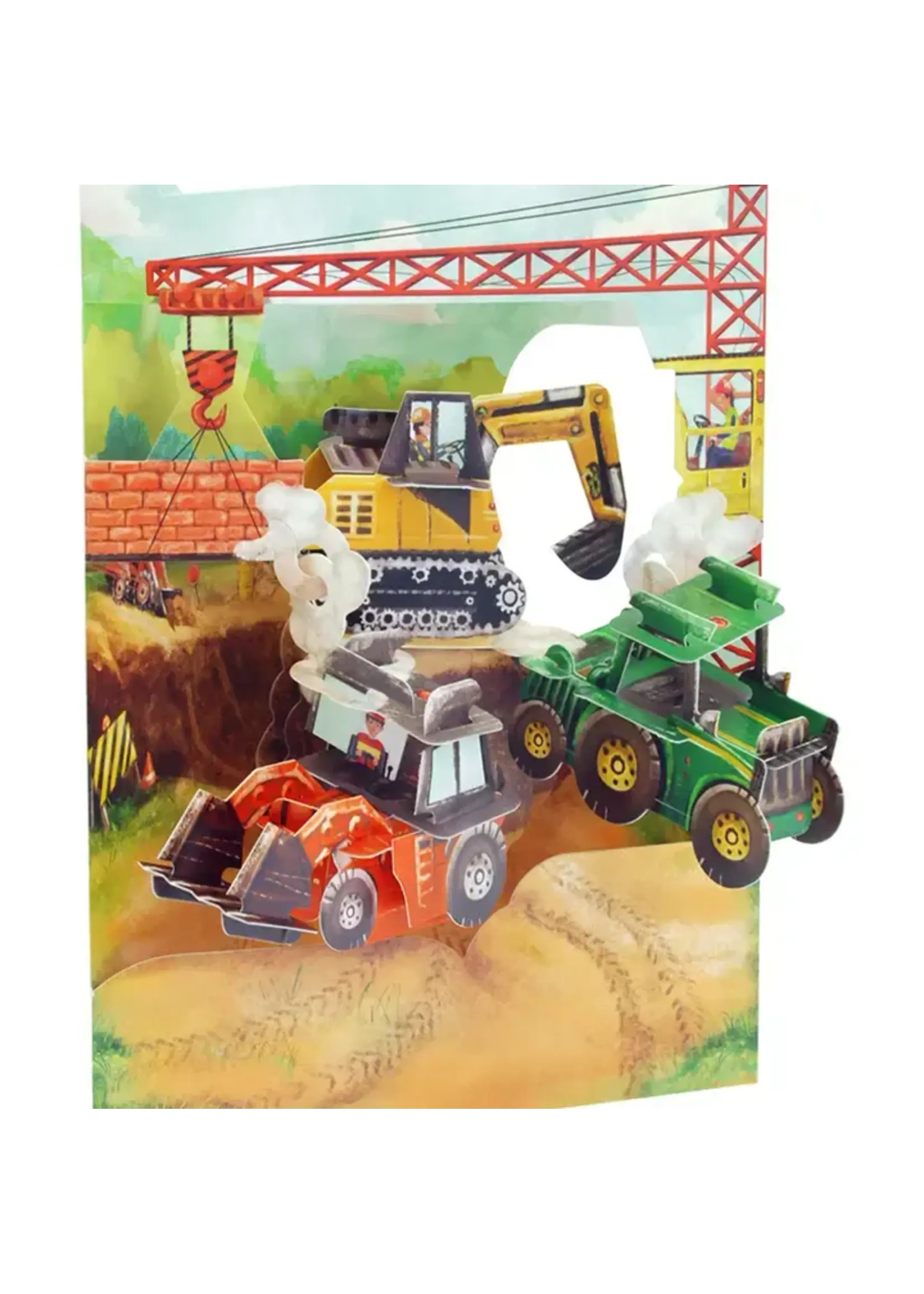 Swing Card -- Tractors & Diggers