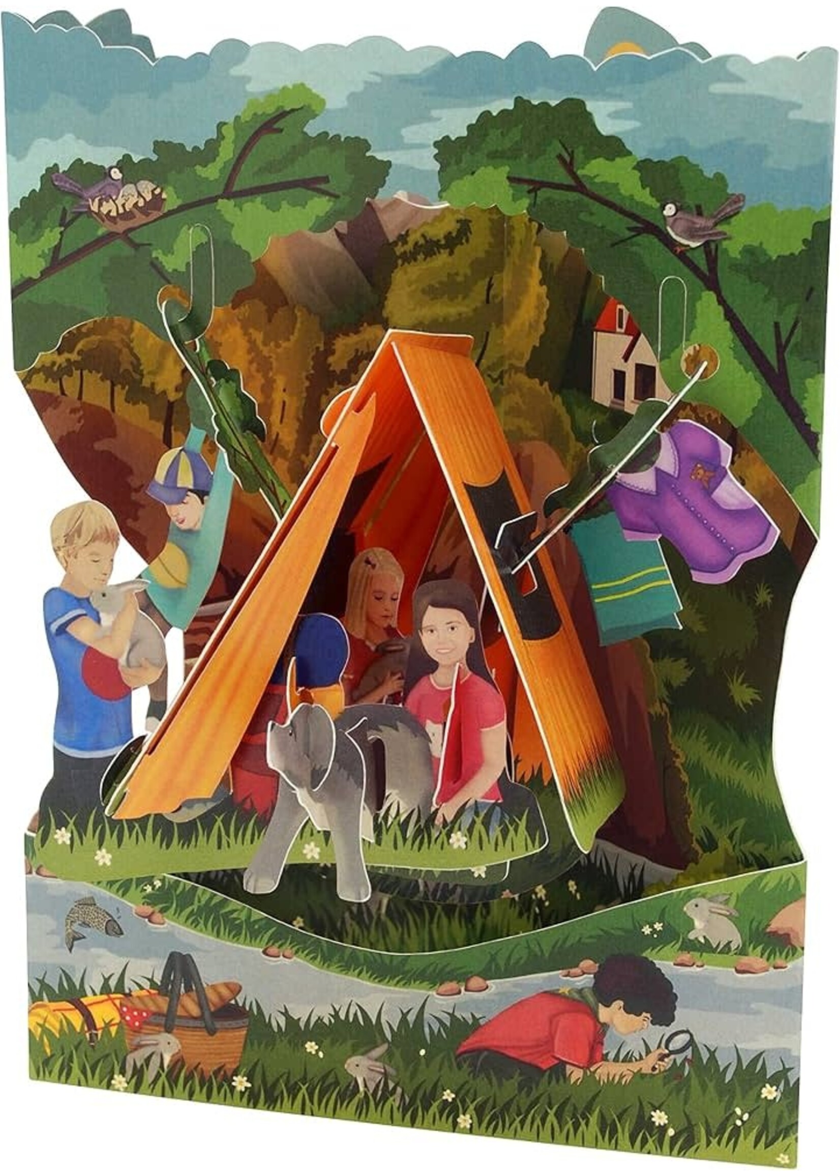 Swing Card -- Camping