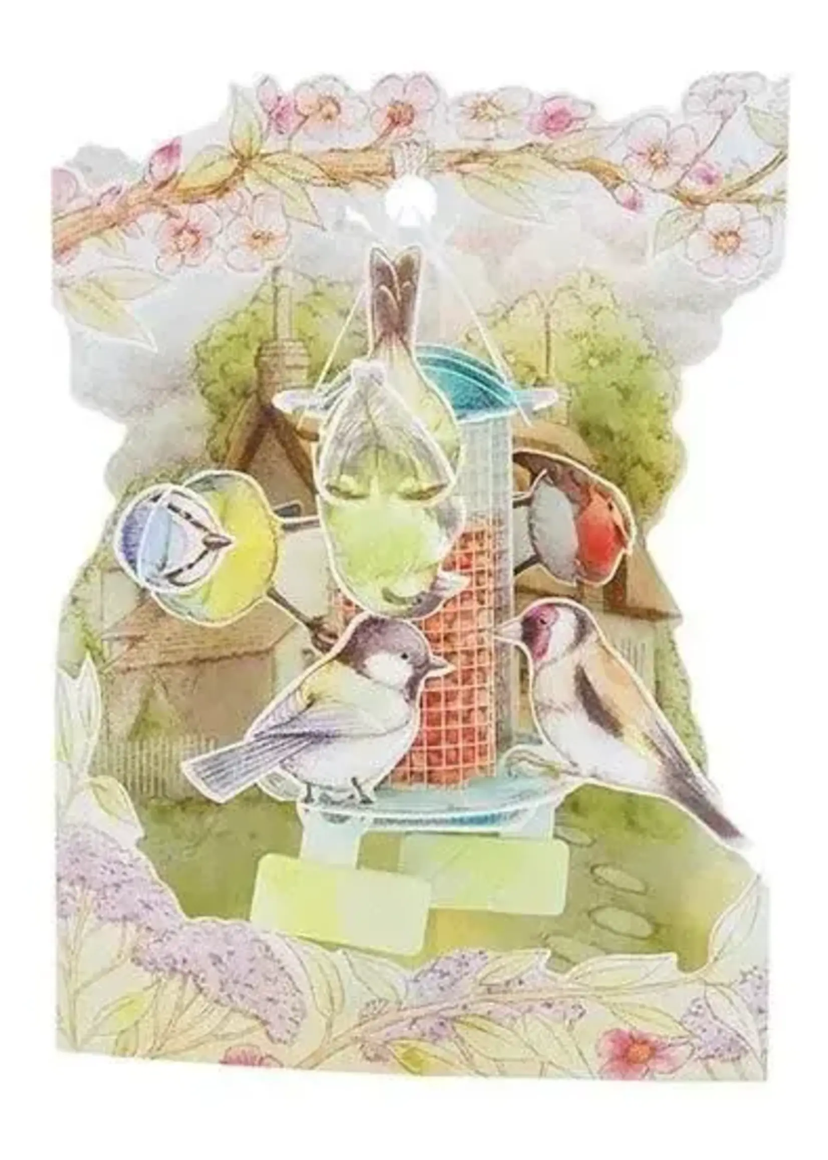 Swing Card - Garden Birds